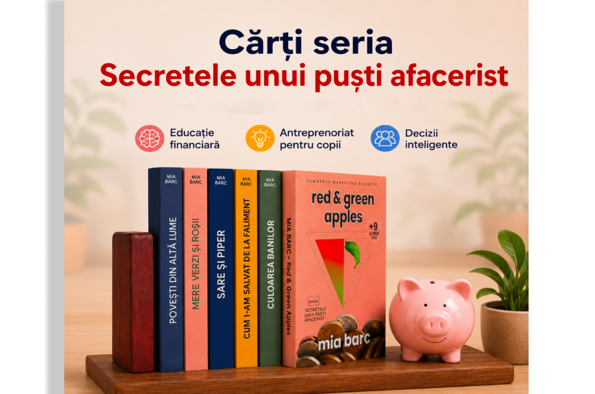 Educatie financiara si antreprenoriala pentru copii 9-14 ani - carti