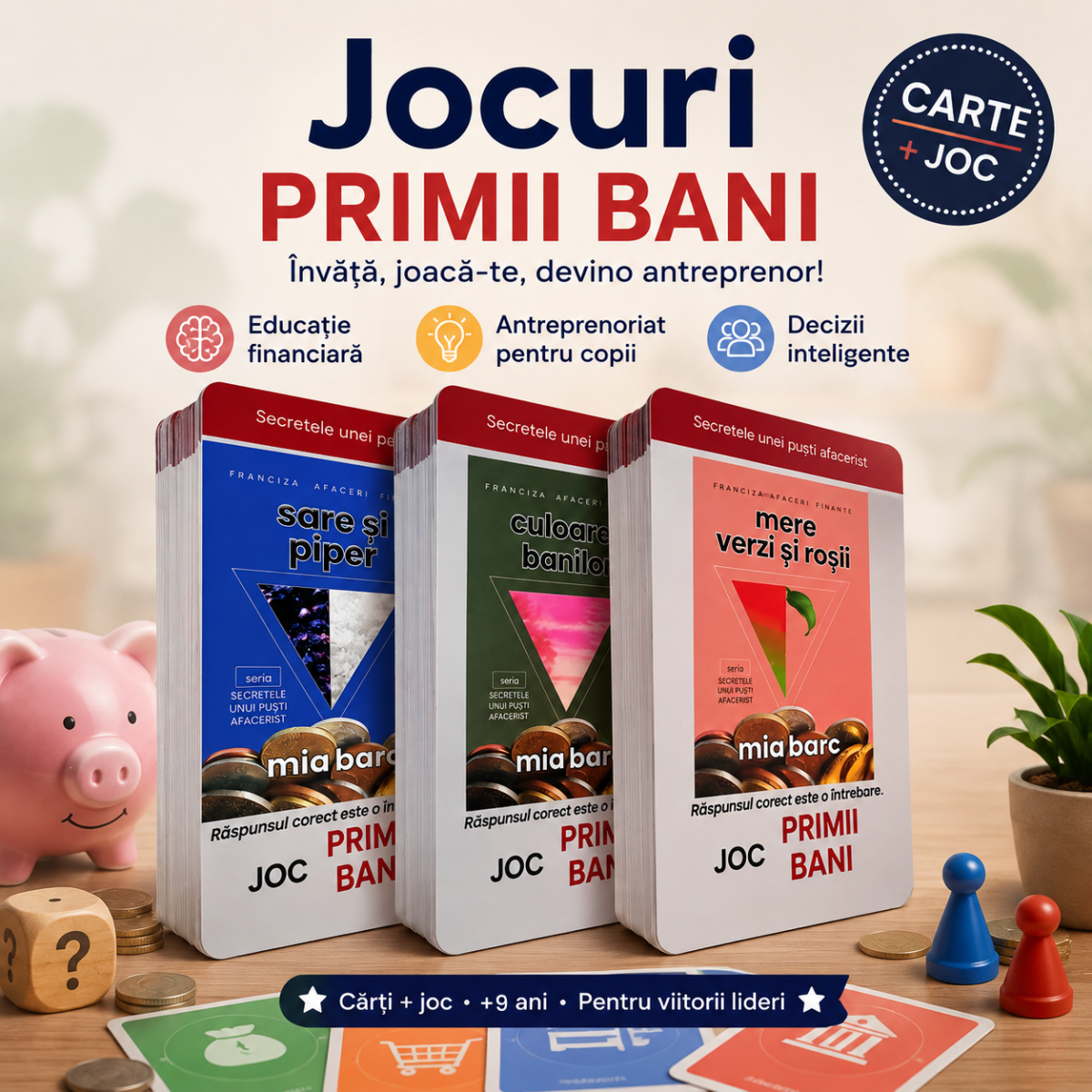 Educația financiară și antreprenorială pe înțelesul copiilor 5 jocuri primii bani site